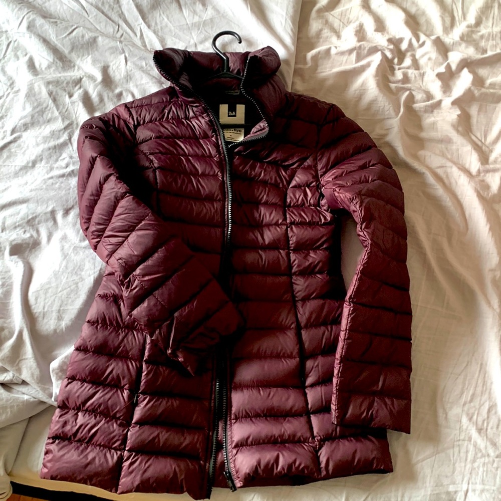 COPY - Burgundy Soia and Kyo light down jacket